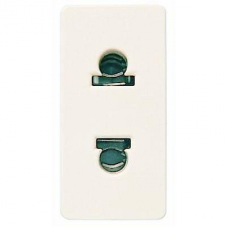 Механизм розетки Stylo 1мод. 2п US станд. бел. ABB 2135 BA 31283