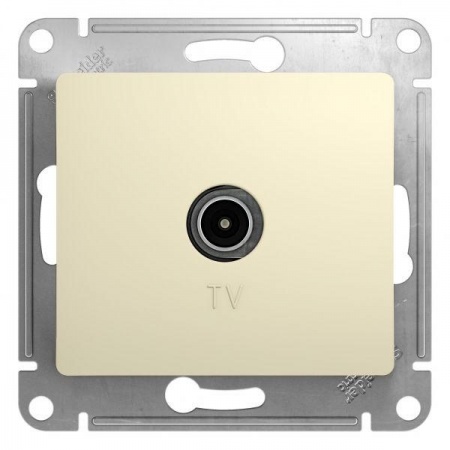 Механизм розетки TV 1-м СП Glossa 1DB беж. SchE GSL000291 275243