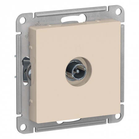 Механизм розетки TV ATLAS DESIGN оконечный 1DB беж. SchE ATN000291 1240215