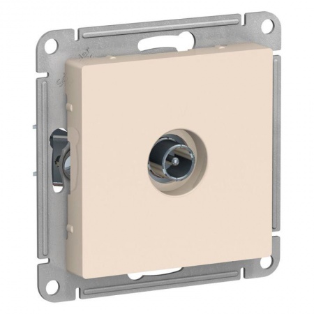 Механизм розетки TV ATLAS DESIGN проходной 4DB беж. SchE ATN000292 1240216