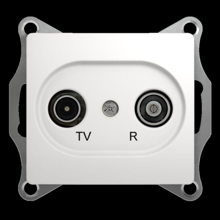 Механизм розетки TV-R 1-м СП Glossa 1DB бел. SchE GSL000194 275171
