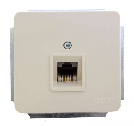 Механизм розетки комп. 1-м Extra RJ45 беж. ГУСИ С1К1-003 25203