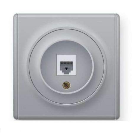 Механизм розетки комп. 1-м СП Florence 1xRJ45 кат.5e сер. OneKeyElectro 2172839 467456