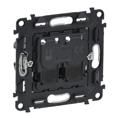 Механизм розетки комп. 2-м Valena In'matic RJ45 CAT.5E UTP Leg 753041 1181838