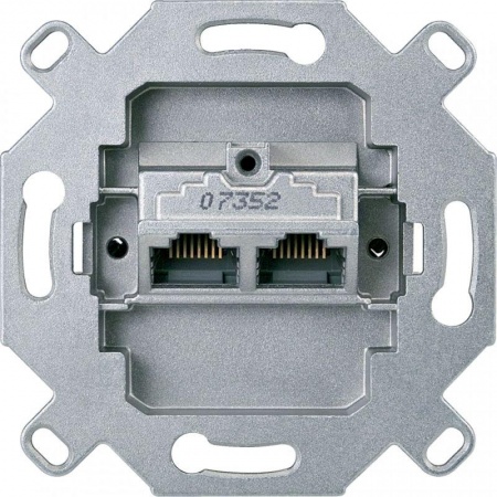 Механизм розетки комп. 2-м СП Merten RJ45 8/8 кат. CAT.6 антик SchE MTN465706 264654
