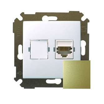 Механизм розетки комп. СП Simon34 RJ45 бронза Simon 34598-036 283118