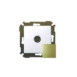Механизм розетки СП TV Simon34 одиночная бронза Simon 34475-036 283110