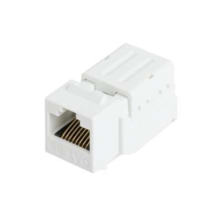 Модуль-вставка NMC-KJUE2-FT-WT типа Keystone кат.6 (класс E) 250МГц RJ45/8P8C FT-TOOL/110/KRONE T568A/B неэкран. бел. NIKOMAX NMC-KJUE2-FT-WT 494176