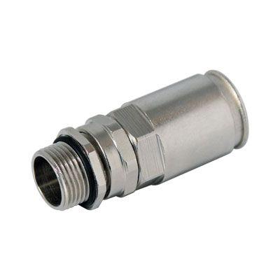 Муфта труба-коробка d25мм с уплотнением кабеля IP68 М20х1.5 d11-16мм ДКС 6111P25M201116 1092216
