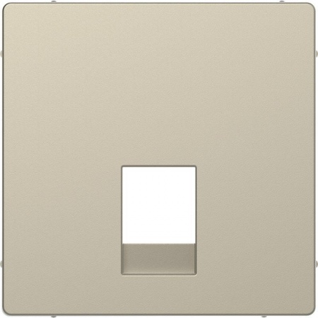 Накладка центральная Merten D-Life для розетки 2-м RJ11/RJ12 SD сахара SchE MTN4215-6033 459135