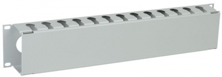 Органайзер кабельный 19 дюйм 2U с крышкой сер. ITK CO35-2MCM 1224456