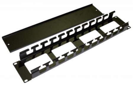 Организатор кабельный CM-2U-ML-COV метал. с крышкой 19дюйм 2U Hyperline 16490 1200541