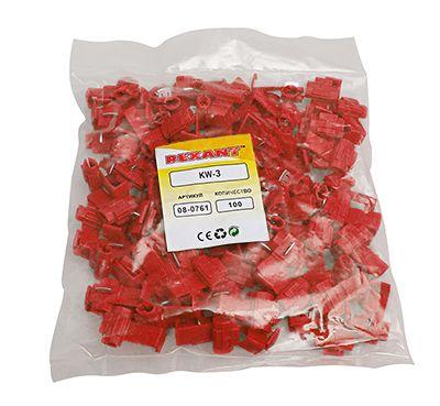 Ответвитель 0.5-1.0 кв.мм крас. (3MR (LT-215)) (уп. 100шт.) Rexant 08-0761 275344