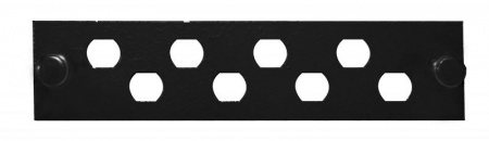 Панель лицевая FO-FP-W140H42-8FC/ST-BK (модуль) для установки 8-FC(ST) черн. Hyperline 250385 1200857