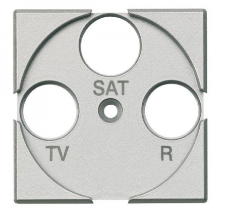 Панель лицевая для роз. TV + FM + SAT Axolute алюм. Leg BTC HC4207 1038785
