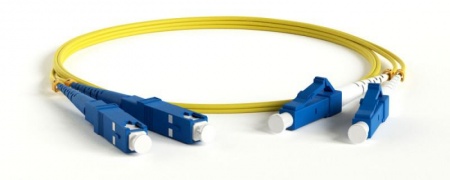 Патч-корд FC-9-LC-SC-UPC-1M волоконно-оптический (шнур) SM 9/125 (OS2) LC/UPC-SC/UPC duplex LSZH 1м Hyperline 28387 281944
