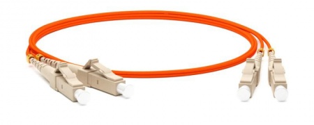Патч-корд FC-D2-50-LC/PR-LC/PR-H-3M-LSZH-OR волоконно-оптический (шнур) MM 50/125 LC-LC 2.0мм duplex LSZH 3м Hyperline 27865 401742