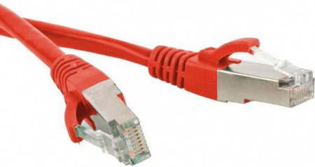 Патч-корд PC-LPM-SFTP-RJ45-RJ45-C6-1M-LSZH-RD SF/UTP экран. кат.6 LSZH 1м красн. Hyperline 264457 1201099