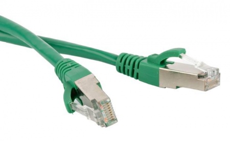 Патч-корд PC-LPM-STP-RJ45-RJ45-C6-15M-LSZH-GN F/UTP экран. кат.6 LSZH 15м зел. Hyperline 230386 1200986