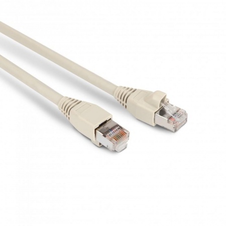 Патч-корд PC-LPM-STP-RJ45-RJ45-C6a-1M-LSZH-GY STP кат.6a LSZH 1м сер. Hyperline 52120 358126