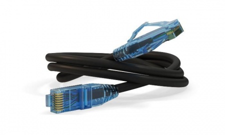 Патч-корд PC-LPM-UTP-RJ45-RJ45-C6-0.3M-LSZH-BK U/UTP кат.6 LSZH 0.3м черн. Hyperline 230182 1200803