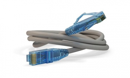 Патч-корд PC-LPM-UTP-RJ45-RJ45-C6-0.5M-LSZH-GY U/UTP кат.6 LSZH 0.5м сер. Hyperline 42235 424329