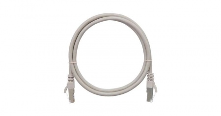 Патч-корд S/FTP 4 пары кат.6 (класс E) 250МГц 2хRJ45/8P8C BC (чистая медь) 26AWG (7х0.165мм) LSZH нг(А)-HFLTx сер. 0.3м NIKOMAX NMC-PC4SE55B-003-C-GY 494239