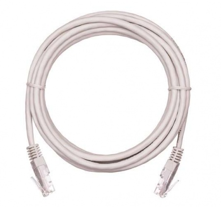 Патч-корд U/UTP 5е RJ45/8P8C 4 пары PVC мж обмедн. 1м сер. NETLAN EC-PC4UD55B-010-GY-10 481568