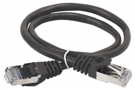 Патч-корд кат.5е FTP 1.5м черн. ITK PC09-C5EF-1M5 410470