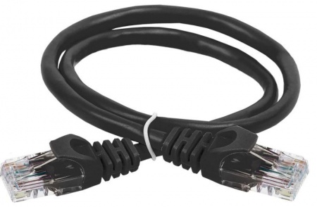 Патч-корд кат.5е UTP 5м черн. ITK PC09-C5EU-5M 410438