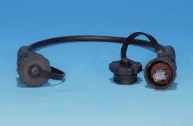 Патч-корд промышленный PC-IE-LPM-UTP-RJ45-RJ45-C6-1M-BK U/UTP IP67 кат.6 с защ. крышками 1м черн. Hyperline 45502 1201502