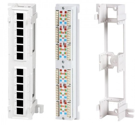 Патч-панель PPW-12-8P8C-C5e настен. 12 портов RJ45(8P8C) кат.5е с подставкой Hyperline 15379 1200879