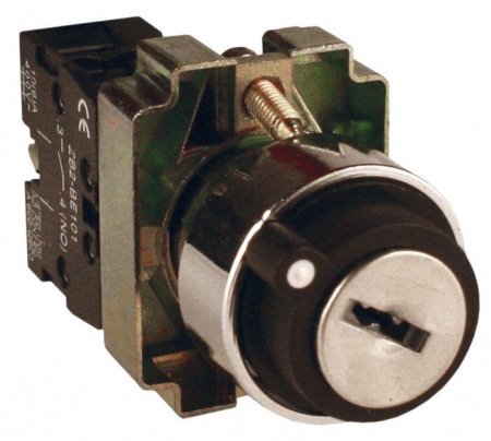Переключатель BG61 2P с замком (возврат.) EKF xb2-bg61 255706