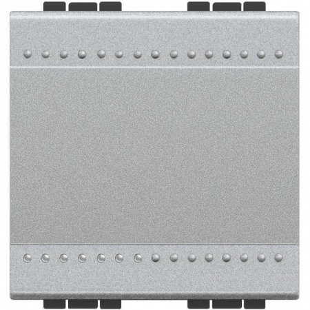 Переключатель с винт. клем. размер 2мод. LivingLight алюм. Leg BTC NT4003M2N 1041296