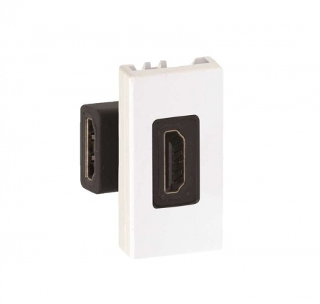 Плата 1-м с разъемом HDMI 22.5х45мм бел. Simon Connect K129B-9 299596