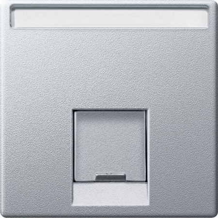 Плата для розетки централ. RJ45 1-пост. Merten алюм. SchE MTN465860 265741