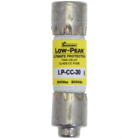 Предохранитель LOW PEAK 600В АС/300В DC TIME DELAY CC EATON LP-CC-30 1147462