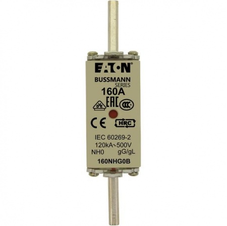 Предохранитель NH 50А 500В GL/GG 0 двойная индикация EATON 50NHG0B 375208