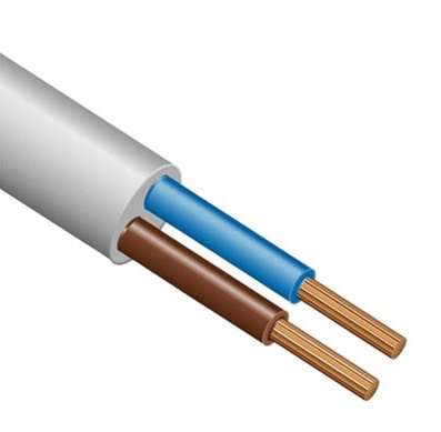 Провод ПВС 2х0.75 Ч (м) ЭлектрокабельНН М0002730 503644