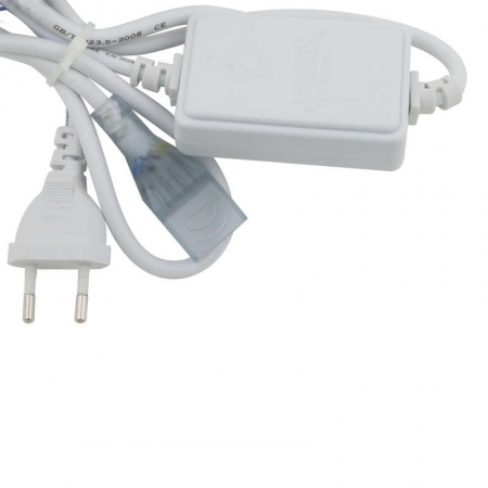 Провод электрический UCX-Q220 SP4/B67-RGB WHITE 1 STICKER для подключения RBG светодиодных лент ULS-5050 сетевого напряжения к сети 220В 7х14мм Uniel 10968 484753