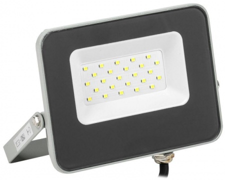 Прожектор СДО 07-20 LED 20Вт IP65 6500К сер. ИЭК LPDO701-20-K03 444209