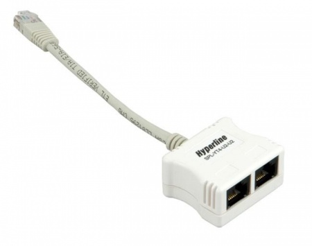 Разветвитель SPL-YT4-U2-U2 RJ45 4Prр.USOC -> 2 х 2Pr.USOC Hyperline 34552 1200512