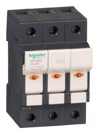 Разъединитель-предохранитель 3п 32А 10Х38 SchE DF103V 298306