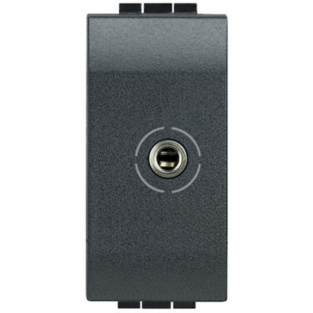 Разъем Аудио Jack 35 LivingLight антрацит Leg BTC L4280 1041357