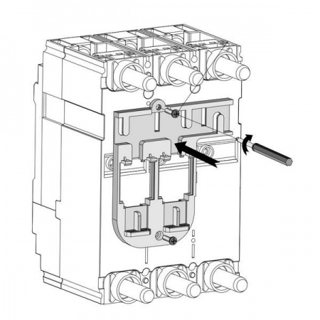 Разъем для втычного авт. выкл. Susol MCCB ASS'Y BASE CONNECTOR TS250 LSIS 83261172804 273884