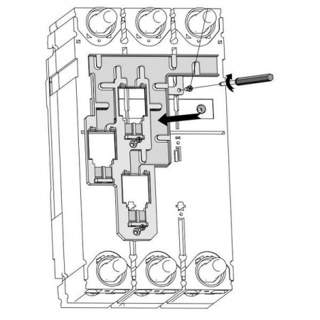 Разъем для втычного авт. выкл. SUSOL MCCB ASSY BASE CONNECTOR TS400/TS630 LSIS 83261173806 313535