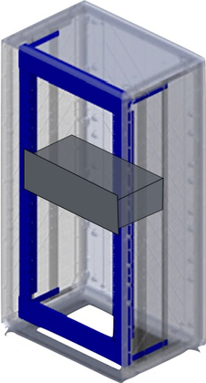 Рама 19дюймов 6U для шкафов Conchiglia настен. В=460мм; напол. В=490мм ДКС 095777645 384573