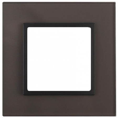 Рамка 1-м 14-5101-32 стекло Elegance розовый+бел. ЭРА Б0034486 1232080