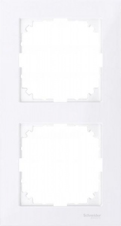 Рамка 2-м M-Pure бриллиантовый бел. SchE MTN4020-3625 1126634