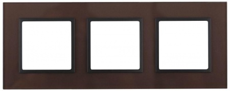 Рамка 3-м 14-5103-13 стекло Elegance бронза+антрацит ЭРА Б0034511 1232105